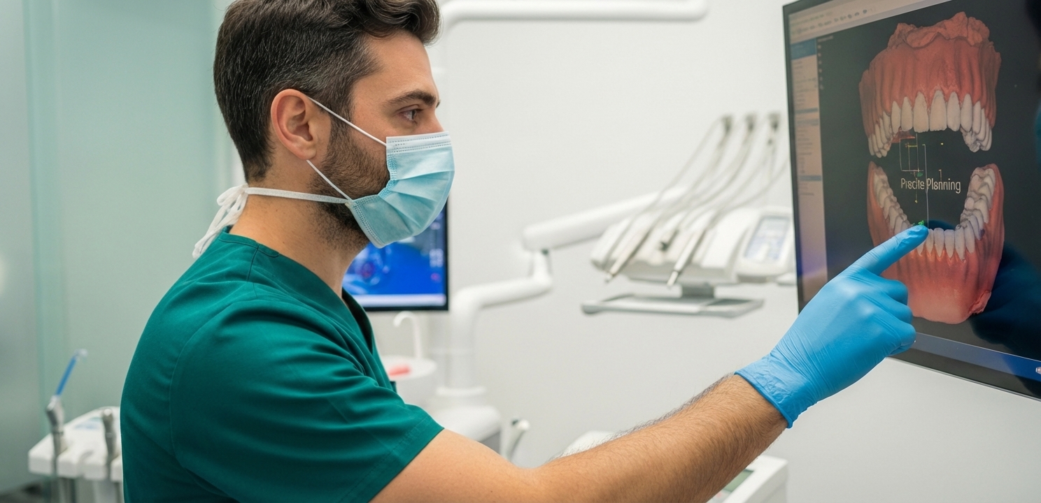 Implants Dentaires Turquie : une planification de traitement précise grâce à la technologie de pointe.