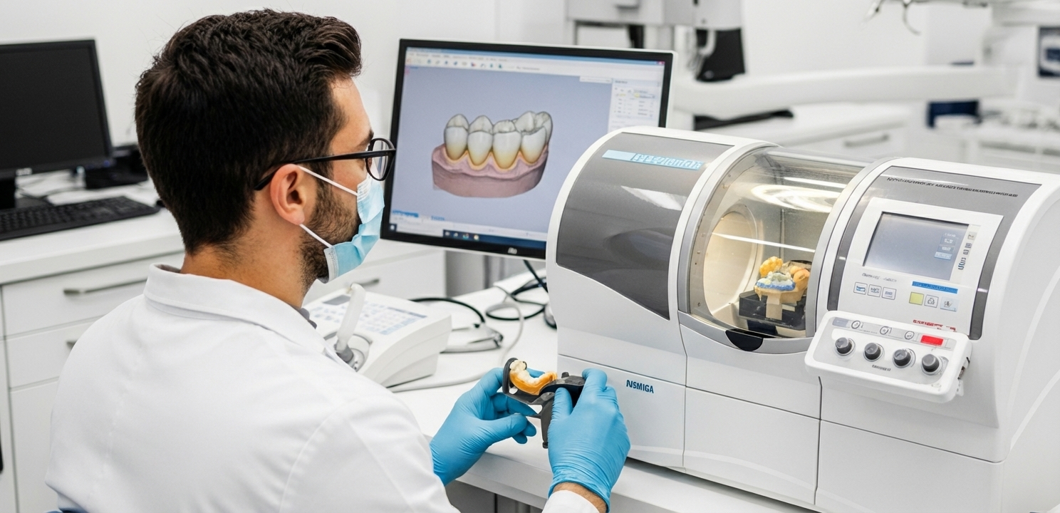 Refaire ses Dents en Turquie grâce à une technologie de pointe comme le CAD/CAM.
