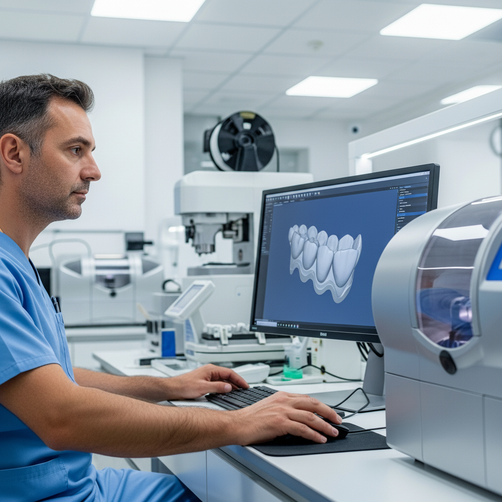 Implants Dentaires Turquie utilisant la technologie CAD/CAM pour la conception de couronnes sur mesure