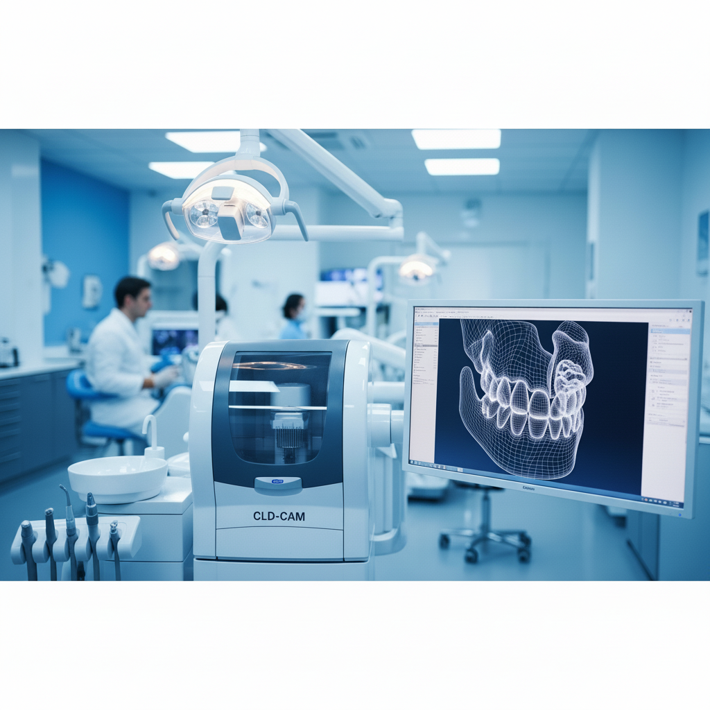 Implants Dentaires posés grâce à des technologies de pointe comme la CFAO/CAD-CAM