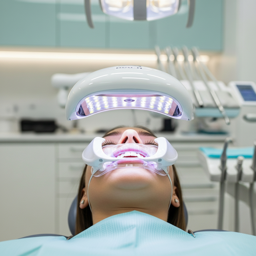 Teeth Whitening Cost France for in-office procedures often includes specialized light activation for dramatic results.