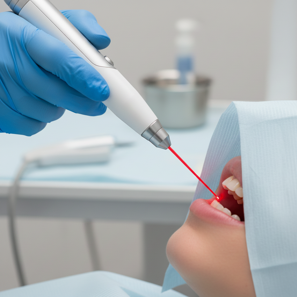 Precise Laser Treatment in Dental Care Laser Dentistry France transforms traditional dental treatments with focused light beams for precise oral tissue procedures.
