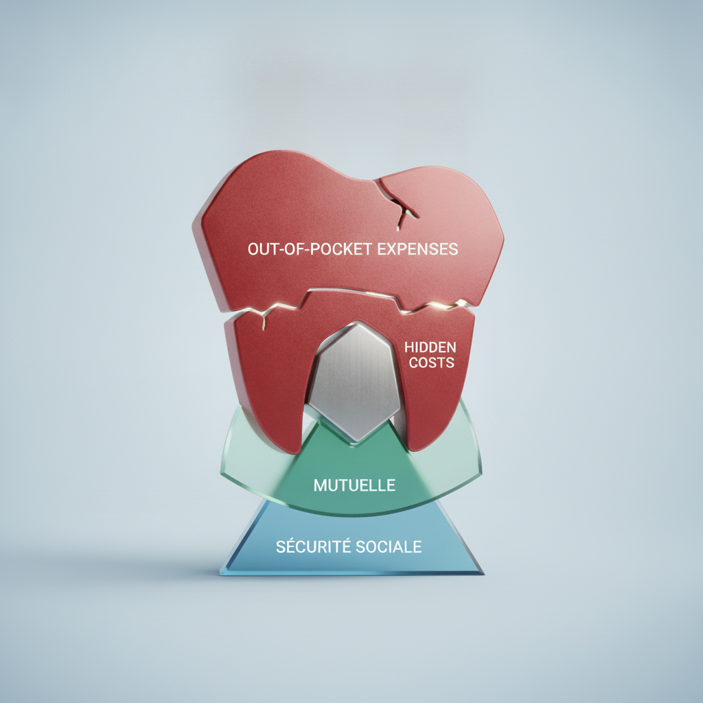 French dental care financial reimbursement model Costs of Dental Care in France: illustrating the layered system of state, mutuelle, and out-of-pocket expenses