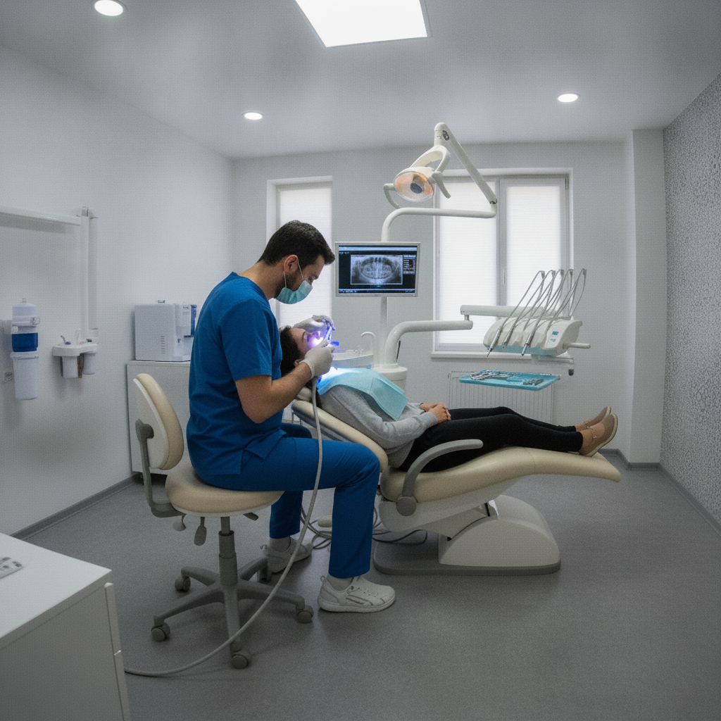 Blanchiment Dentaire en Turquie, une procédure rapide et efficace utilisant la technologie laser pour un sourire éclatant.