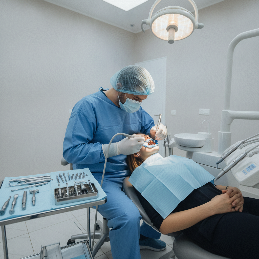 Pose chirurgicale d'implant dentaire précis Choisir la Turquie pour ses Implants Dentaires, c'est opter pour une procédure d'implantation précise et experte réalisée.