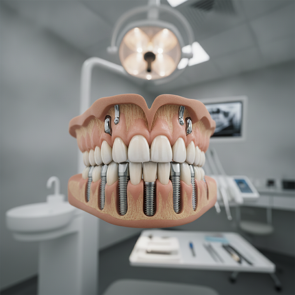 Réhabilitation dentaire complète par All-on-6 All-on-6 en Turquie offre une réhabilitation dentaire complète avec implants et prothèse fixe, améliorant la qualité de vie.